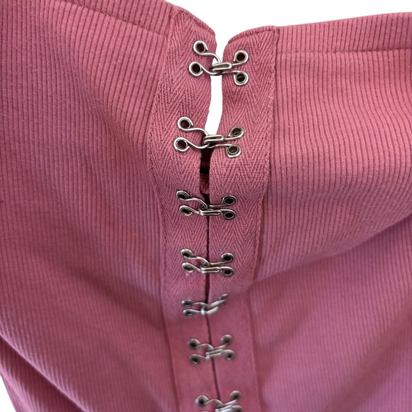 GBG Los Angeles Pink Hook & Eye Bodycon Mini Dress Women’s Large - Picture 5 of 12